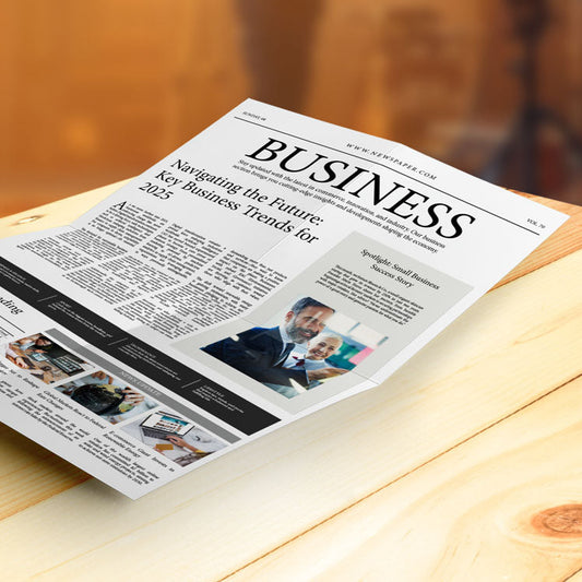 Cross Fold Leaflet Printing