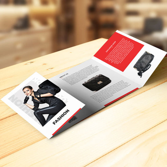 Roll Fold Leaflets